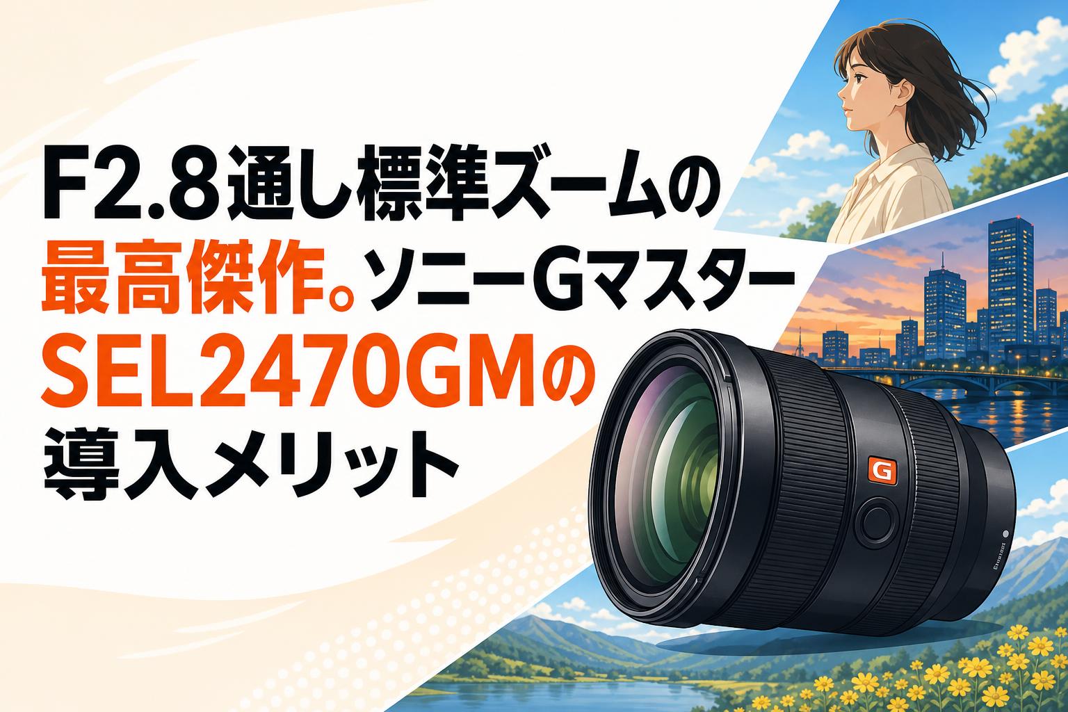 F2.8通し標準ズームの最高傑作。ソニーGマスターSEL2470GMの導入
