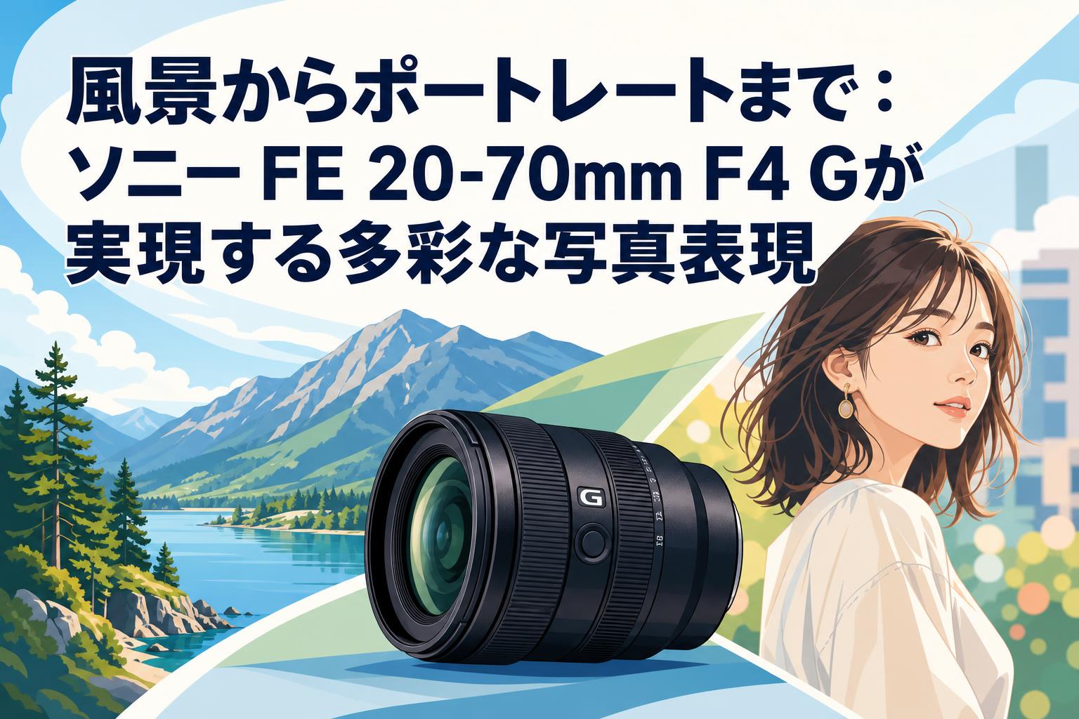 風景からポートレートまで：ソニー FE 20-70mm F4 Gが実現する多彩な 
