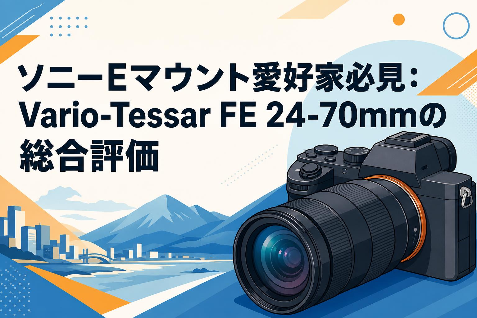 ソニーEマウント愛好家必見：Vario-Tessar FE 24-70mmの総合評価
