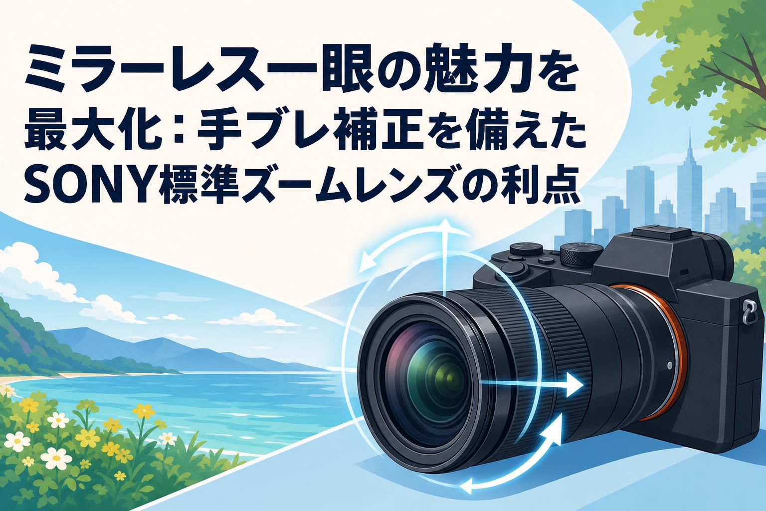 ミラーレス一眼の魅力を最大化：手ブレ補正を備えたSONY標準ズーム