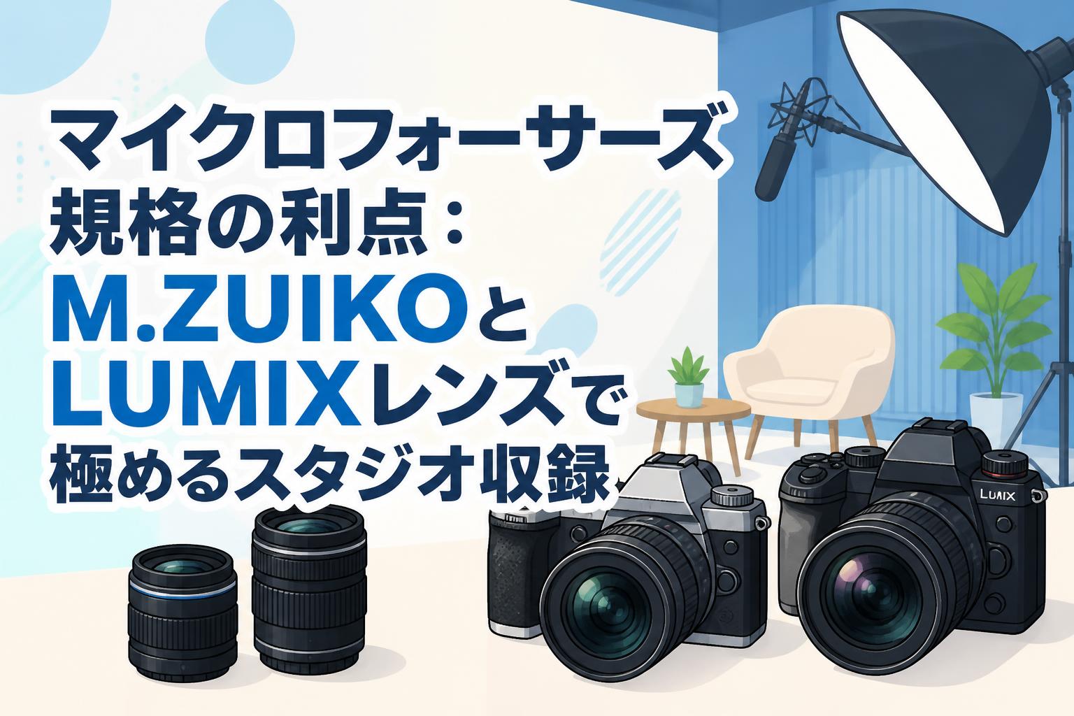 マイクロフォーサーズ規格の利点：M.ZUIKOとLUMIXレンズで極める