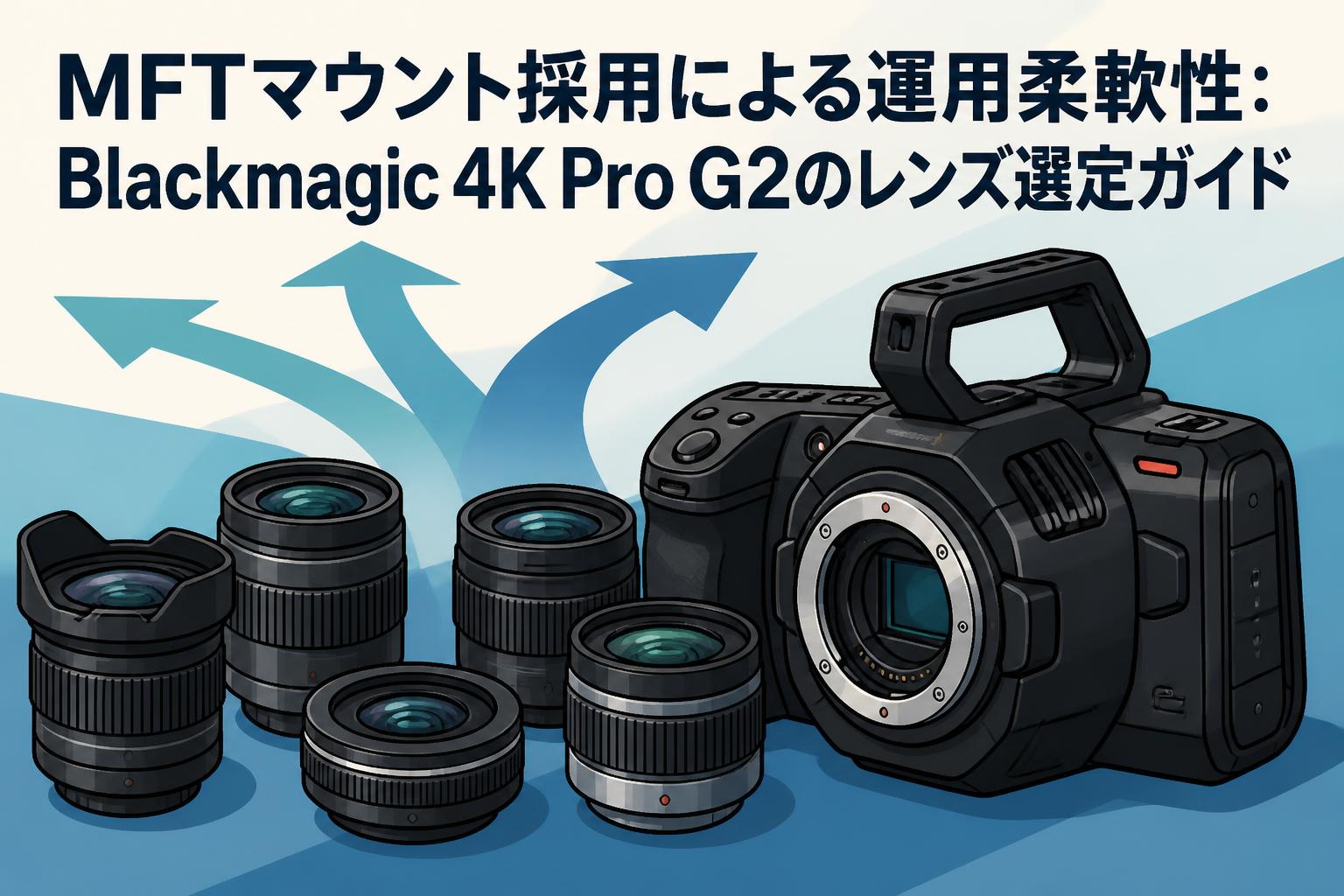MFTマウント採用による運用柔軟性：Blackmagic 4K Pro G2のレンズ選定