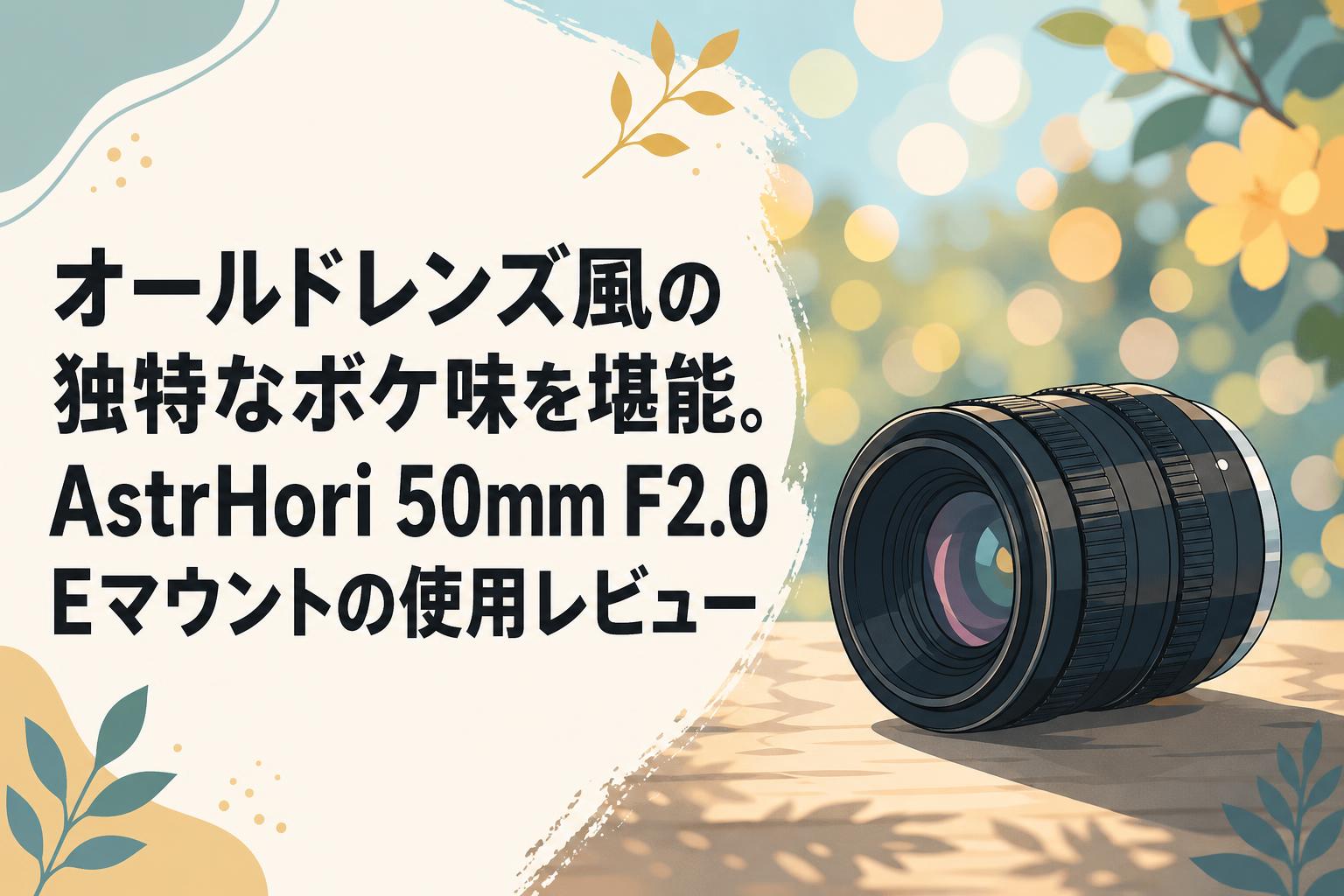 超希少 モンスターボケ Psychotar 50mm M42 オールドレンズ オールドレンズ風の独特なボケ味を堪能。AstrHori 50mm F2.0 Eマウント