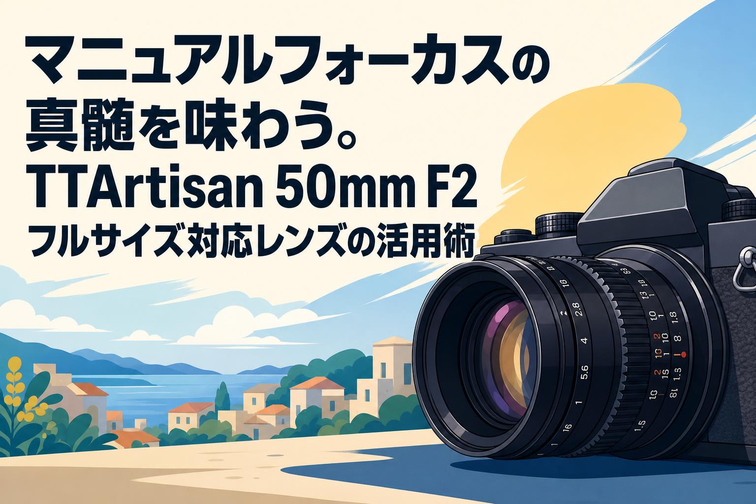 マニュアルフォーカスの真髄を味わう。TTArtisan 50mm F2フルサイズ