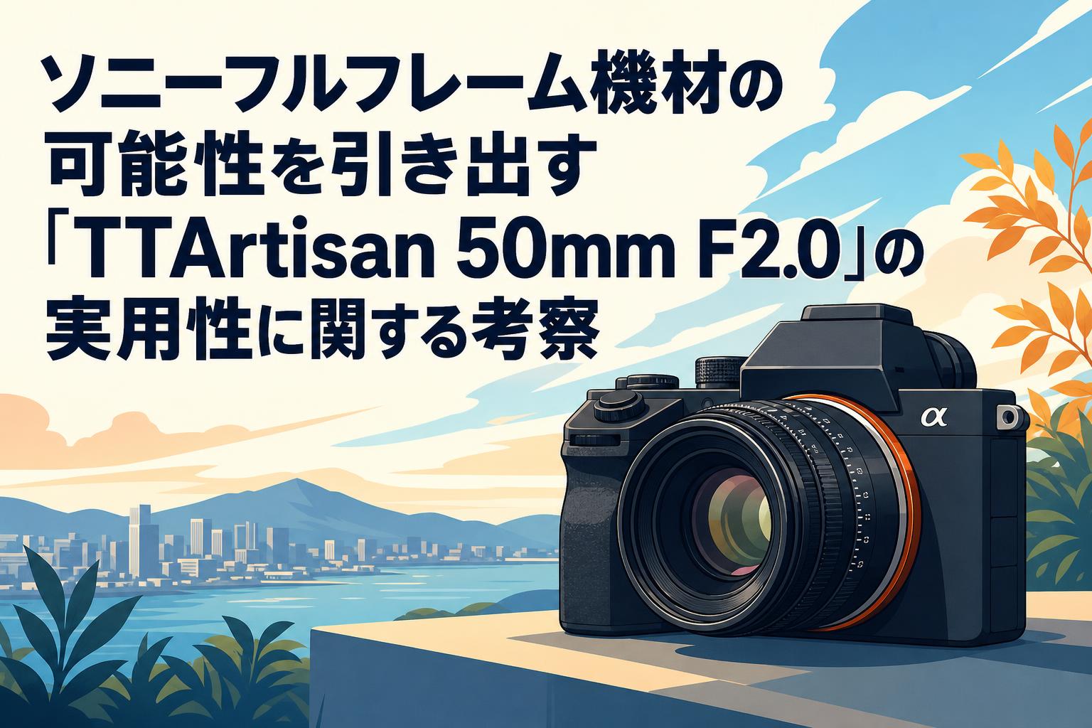 ソニーフルフレーム機材の可能性を引き出す「TTArtisan 50mm F2.0」の