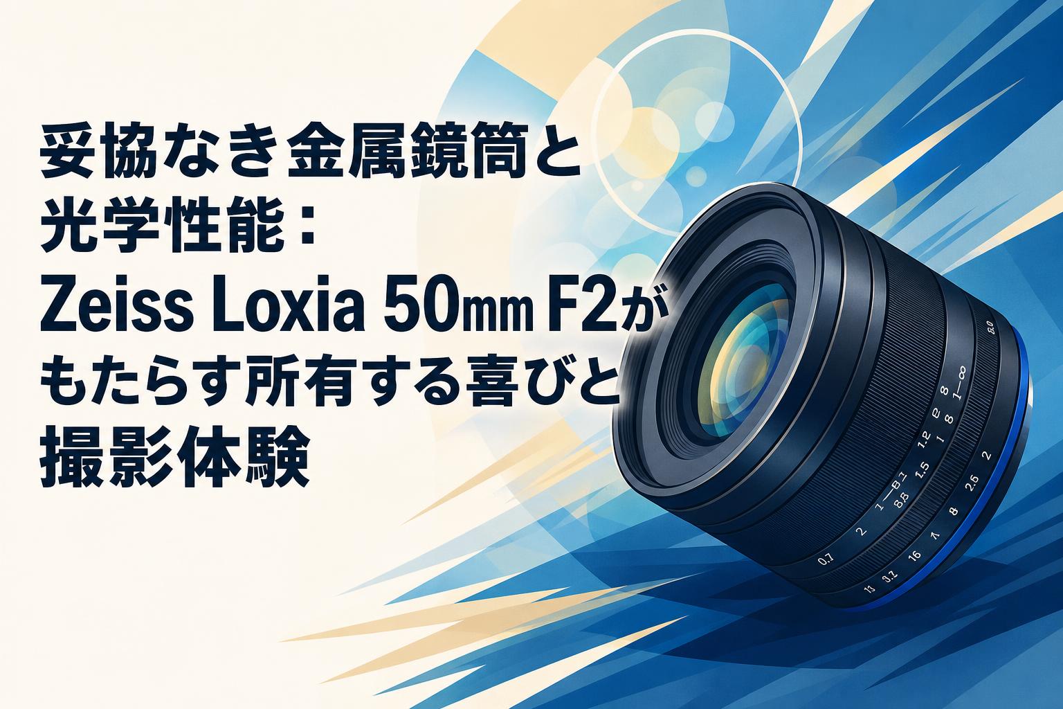 妥協なき金属鏡筒と光学性能：Zeiss Loxia 50mm F2がもたらす所有する