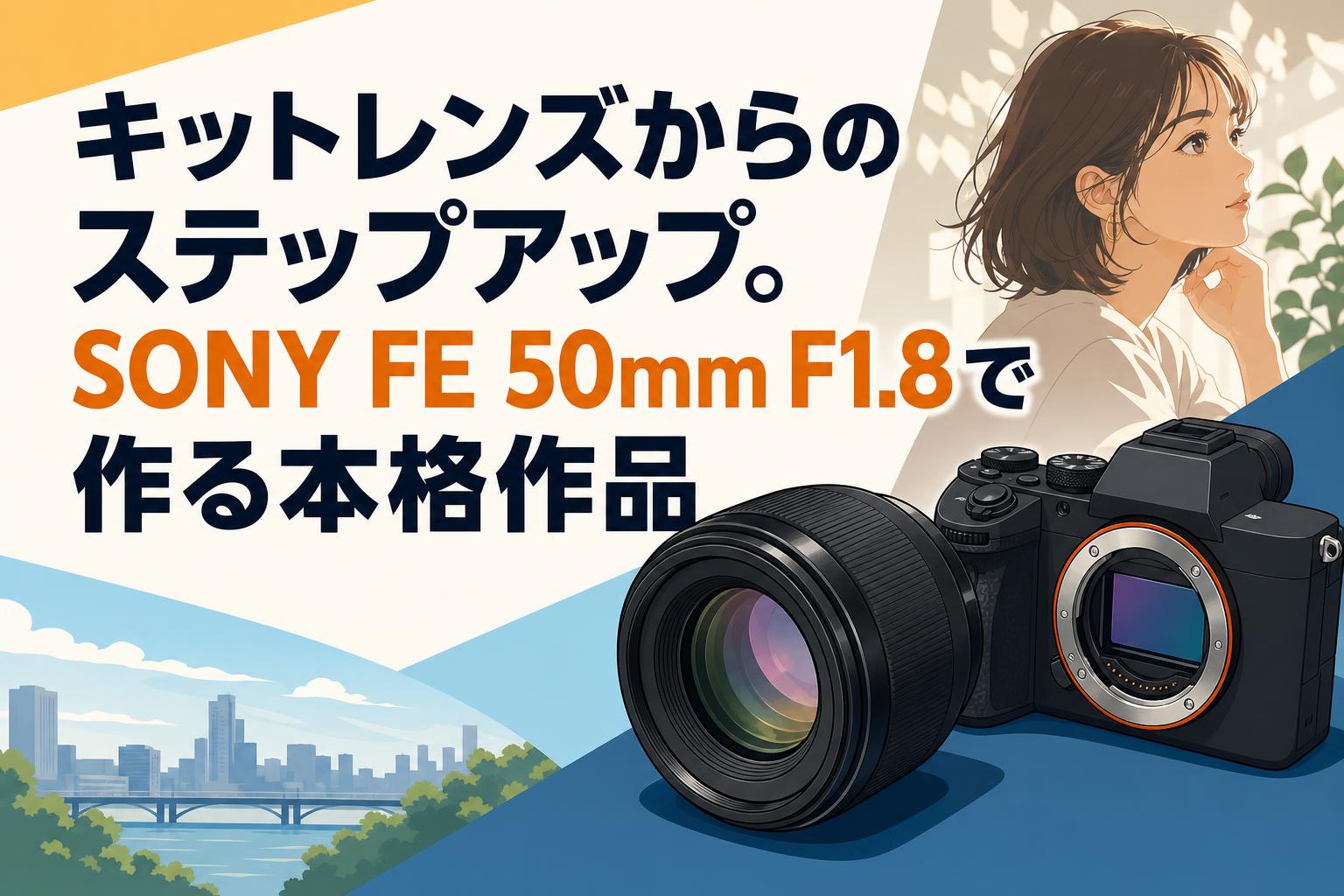キットレンズからのステップアップ。SONY FE 50mm F1.8で作る本格作品