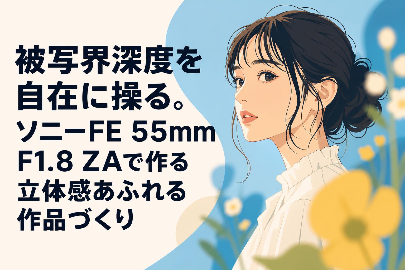 被写界深度を自在に操る。ソニーFE 55mm F1.8 ZAで作る立体感あふれる