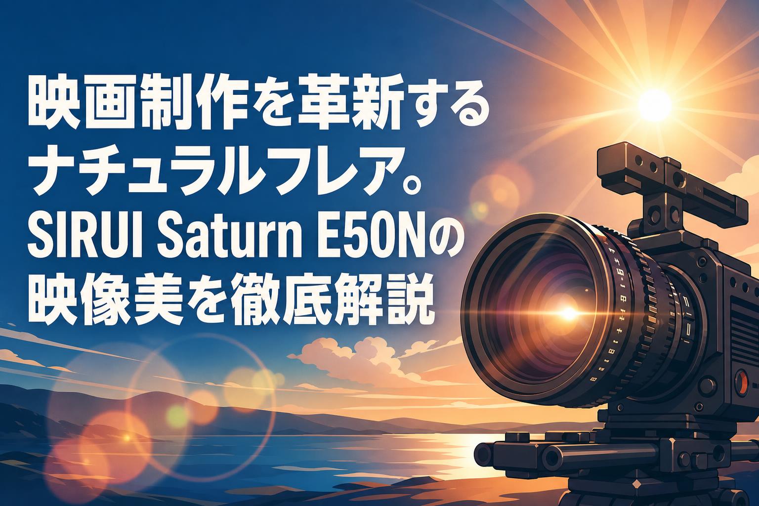 映画制作を革新するナチュラルフレア。SIRUI Saturn E50Nの映像美を 