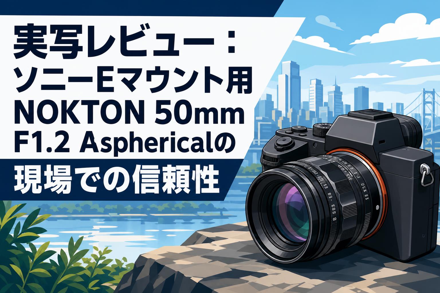 実写レビュー：ソニーEマウント用NOKTON 50mm F1.2 Asphericalの現場で