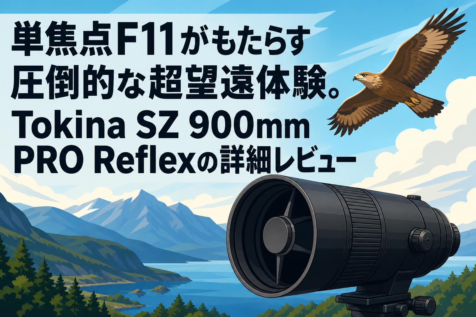 単焦点F11がもたらす圧倒的な超望遠体験。Tokina SZ 900mm PRO Reflex