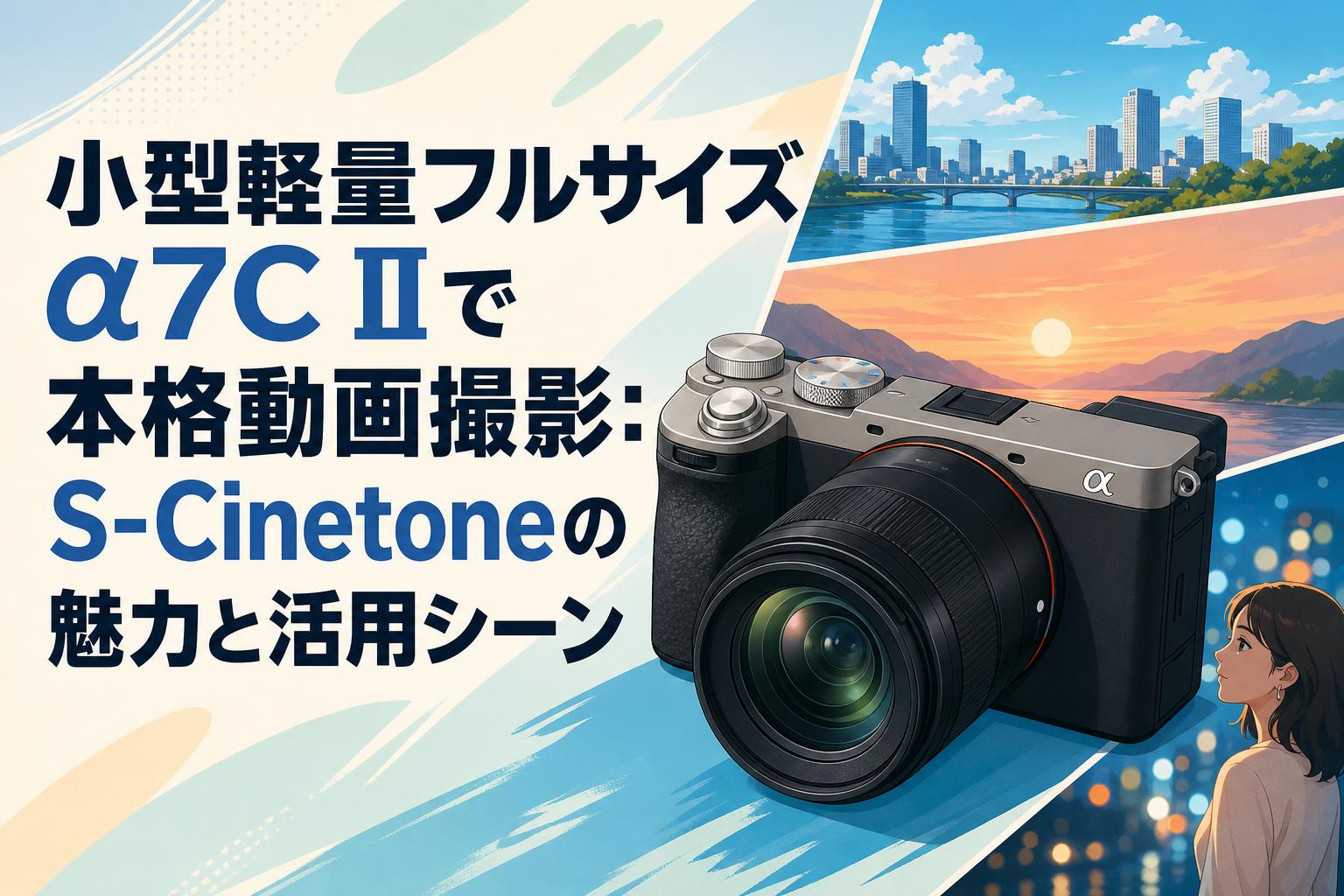 小型軽量フルサイズα7C IIで本格動画撮影：S-Cinetoneの魅力と活用