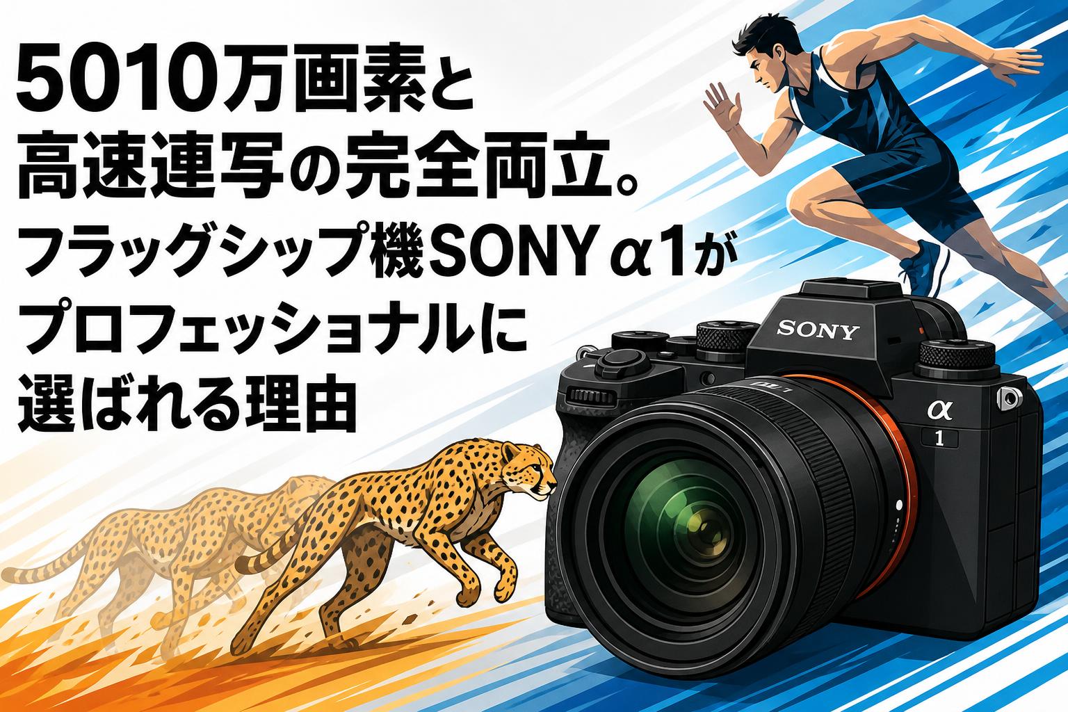 5010万画素と高速連写の完全両立。フラッグシップ機SONY α1が