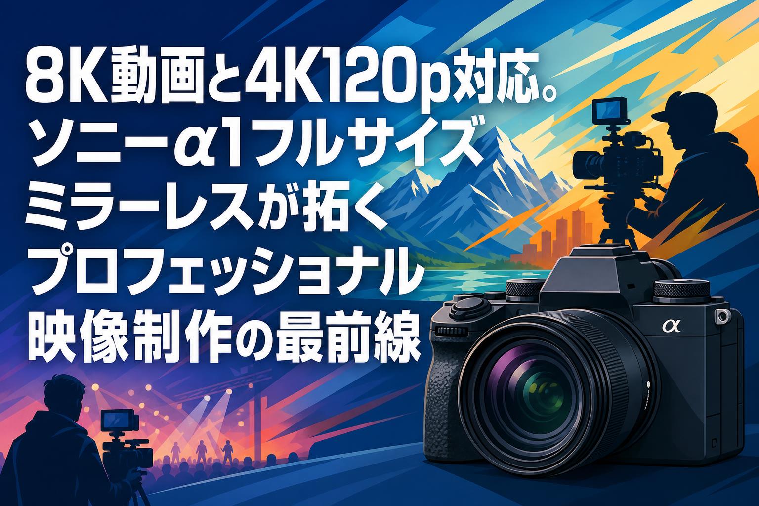 8K動画と4K120p対応。ソニーα1フルサイズミラーレスが拓く