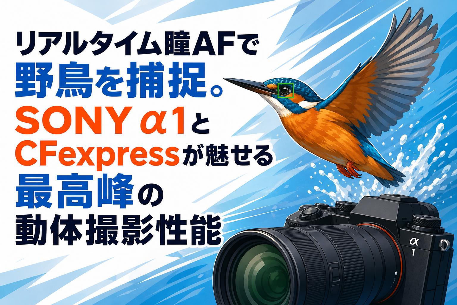 リアルタイム瞳AFで野鳥を捕捉。SONY α1とCFexpressが魅せる最高峰の