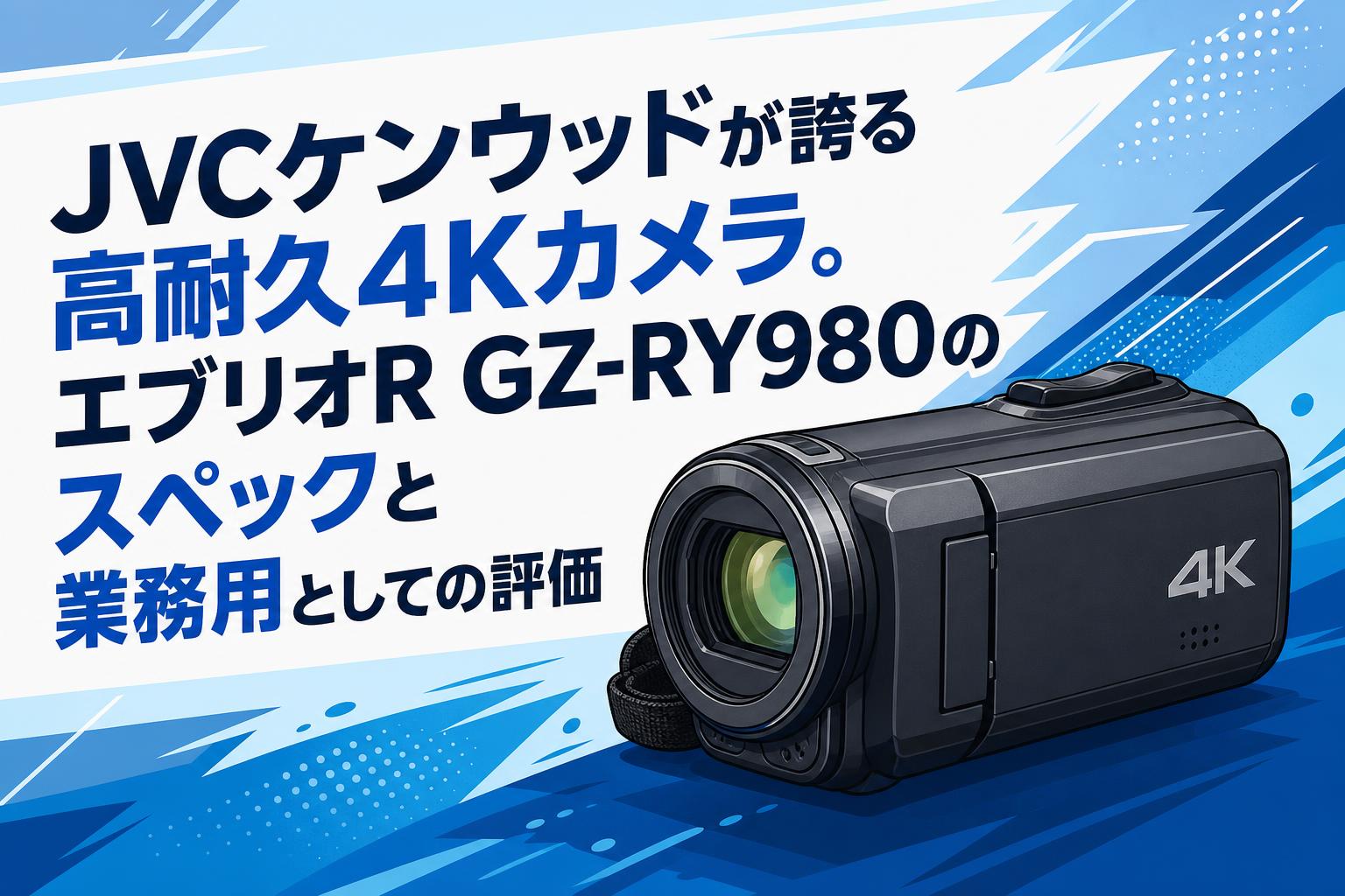 JVCケンウッドが誇る高耐久4Kカメラ。エブリオR GZ-RY980のスペックと 