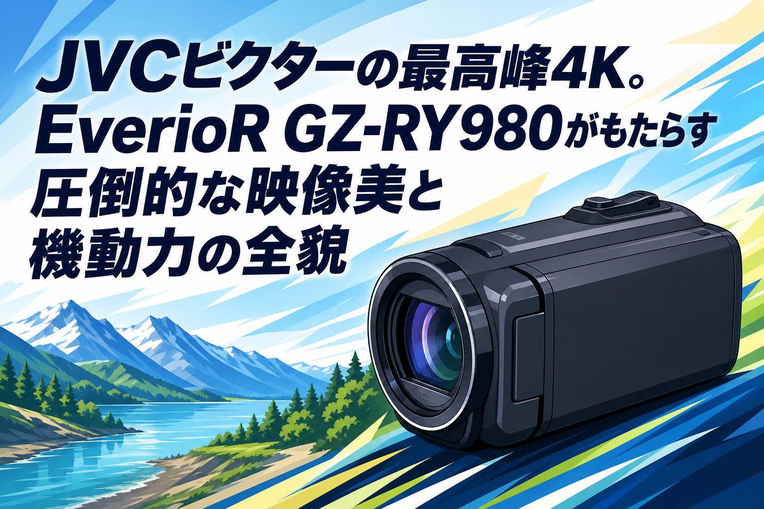JVCビクターの最高峰4K。EverioR GZ-RY980がもたらす圧倒的な映像美と