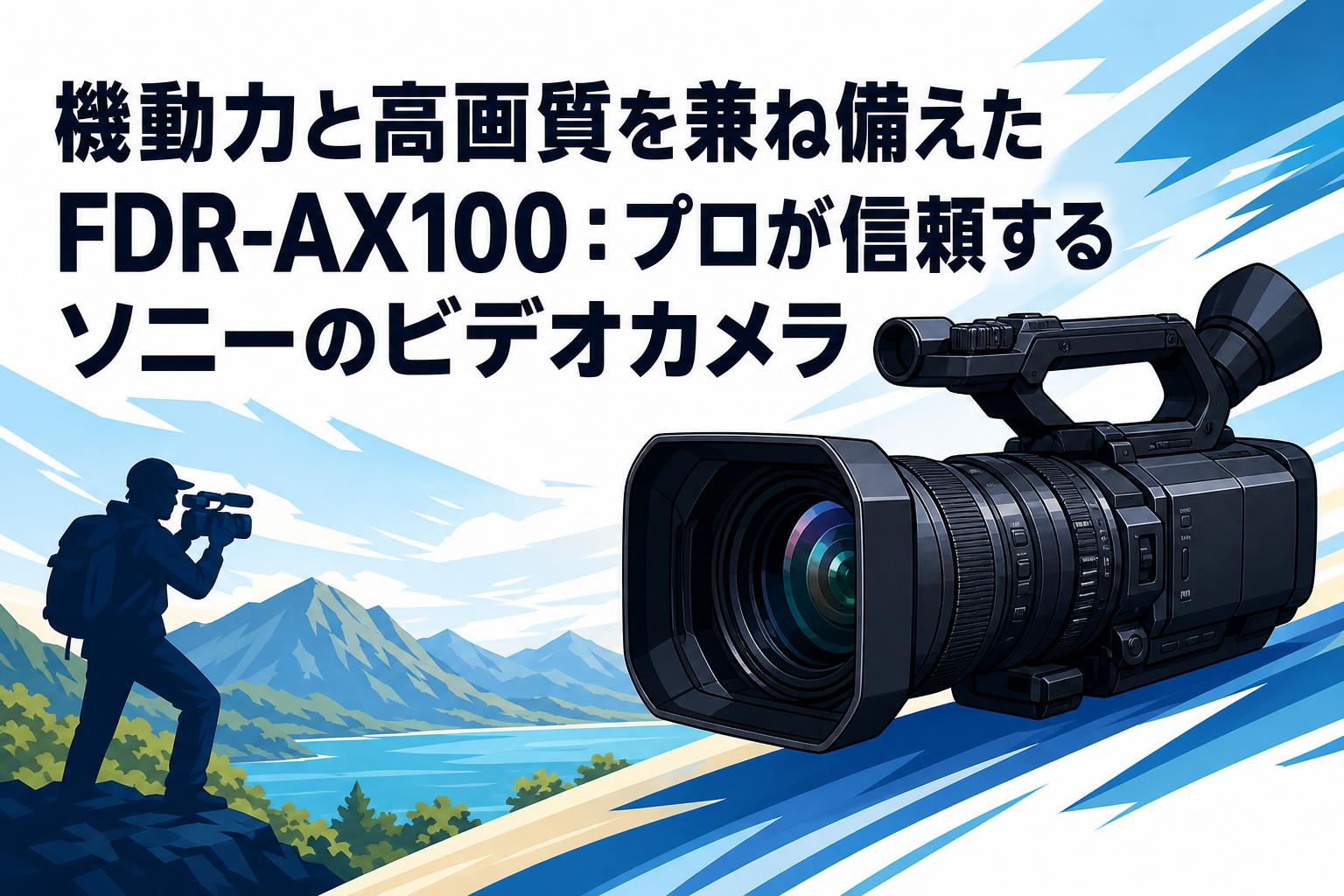 FDR-AX100 SONY 4K ハンディカム ZEISSレンズ 【公式通販】