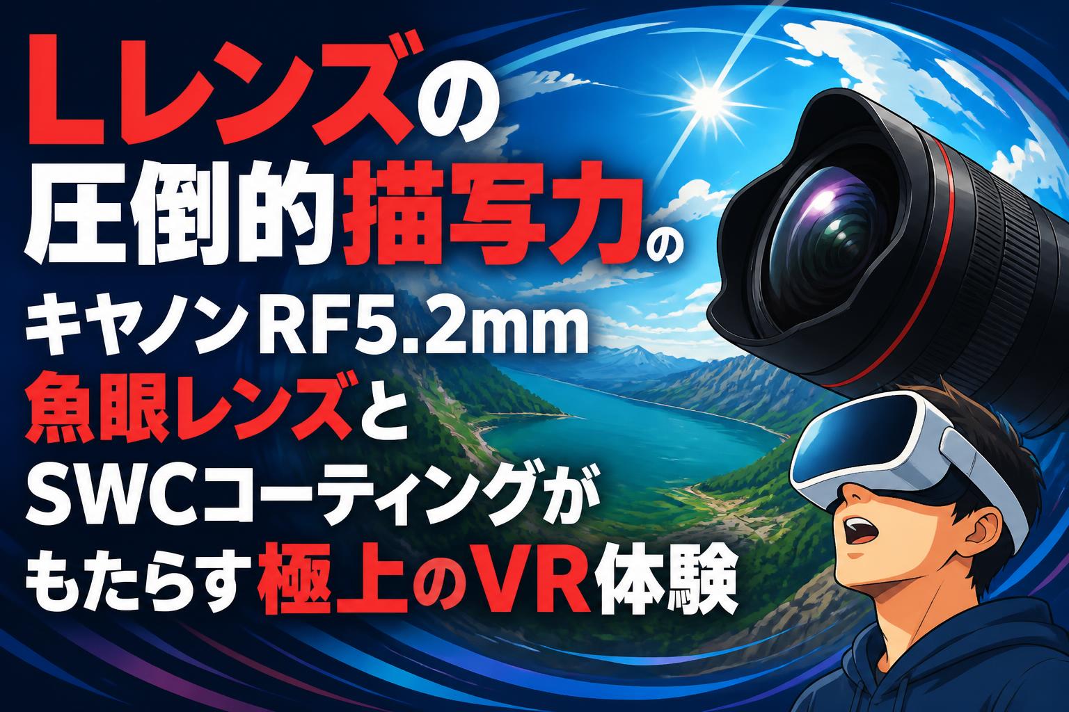 Lレンズの圧倒的描写力。キヤノンRF5.2mm魚眼レンズとSWCコーティング