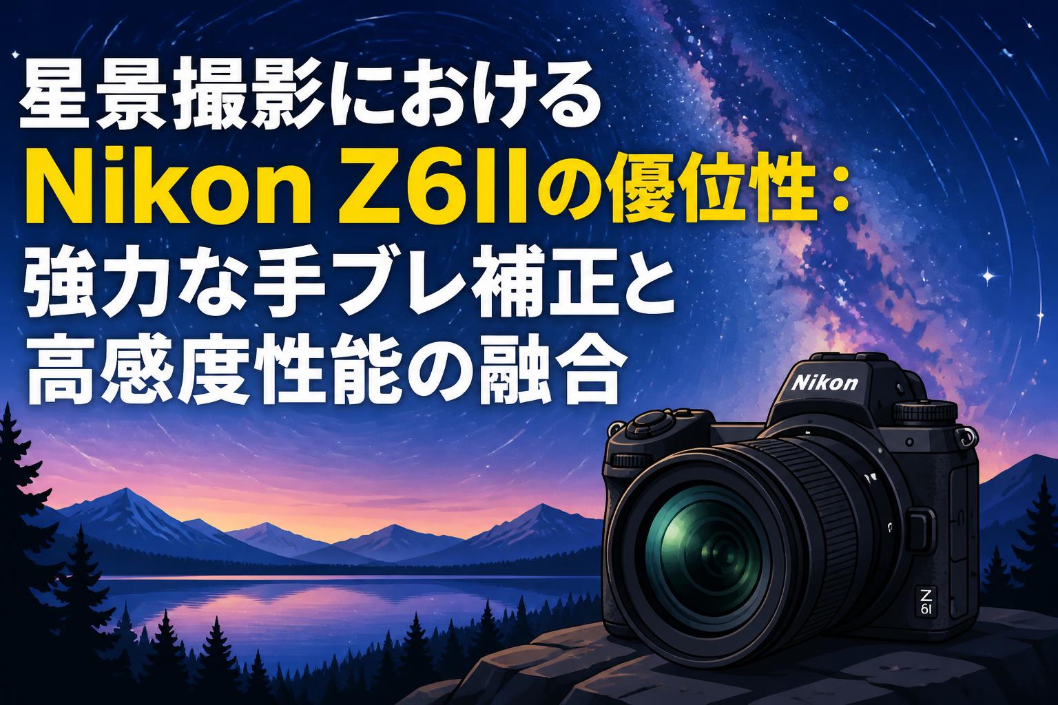星景撮影におけるNikon Z6IIの優位性：強力な手ブレ補正と高感度性能の