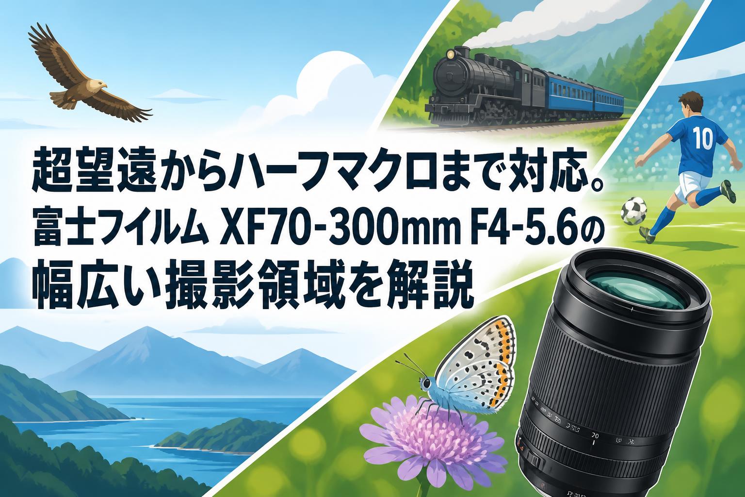 超望遠からハーフマクロまで対応。富士フイルム XF70-300mm F4-5.6の