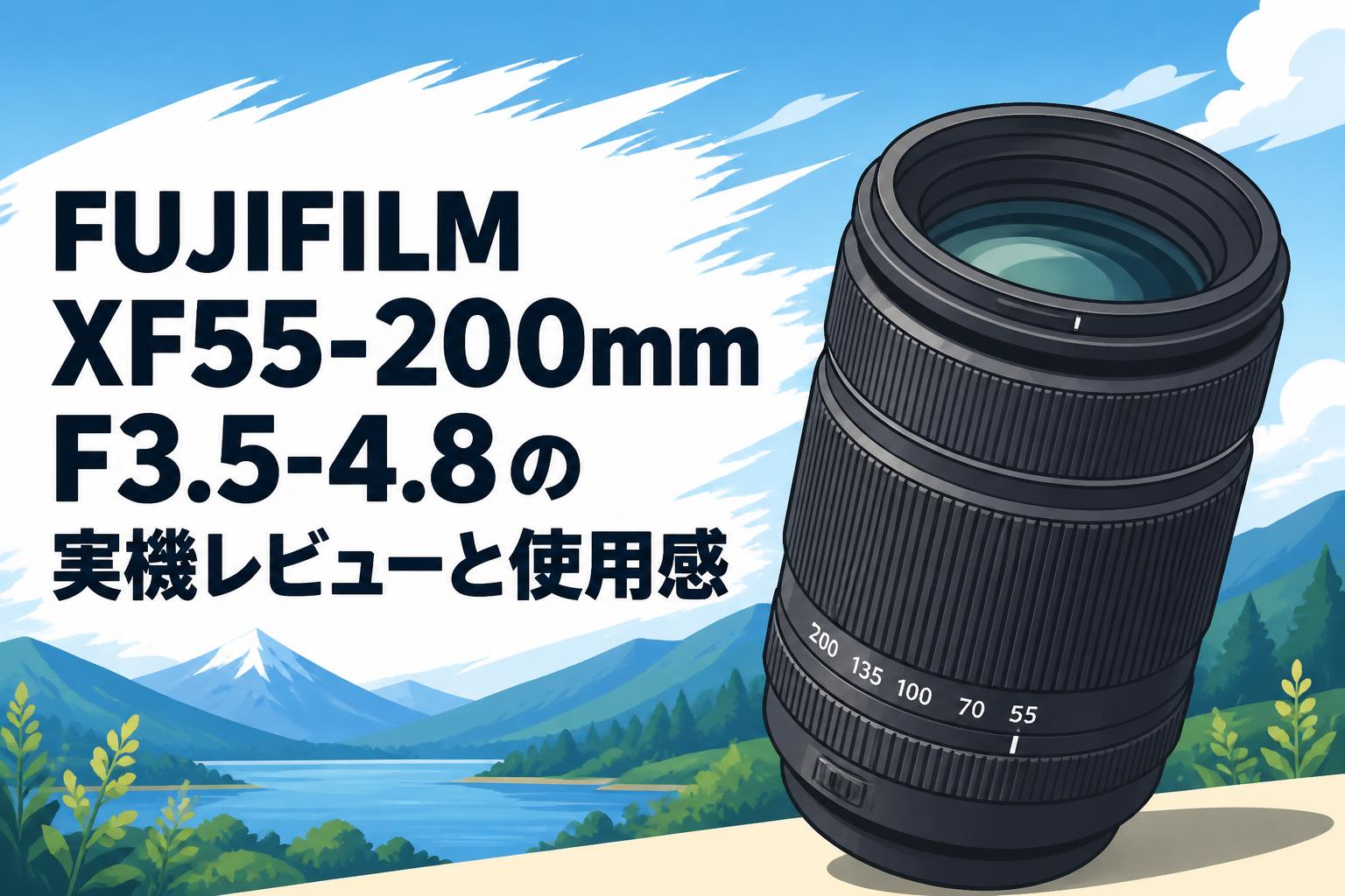 FUJIFILM XF55-200mm F3.5-4.8の実機レビューと使用感 | PANDA TIMES