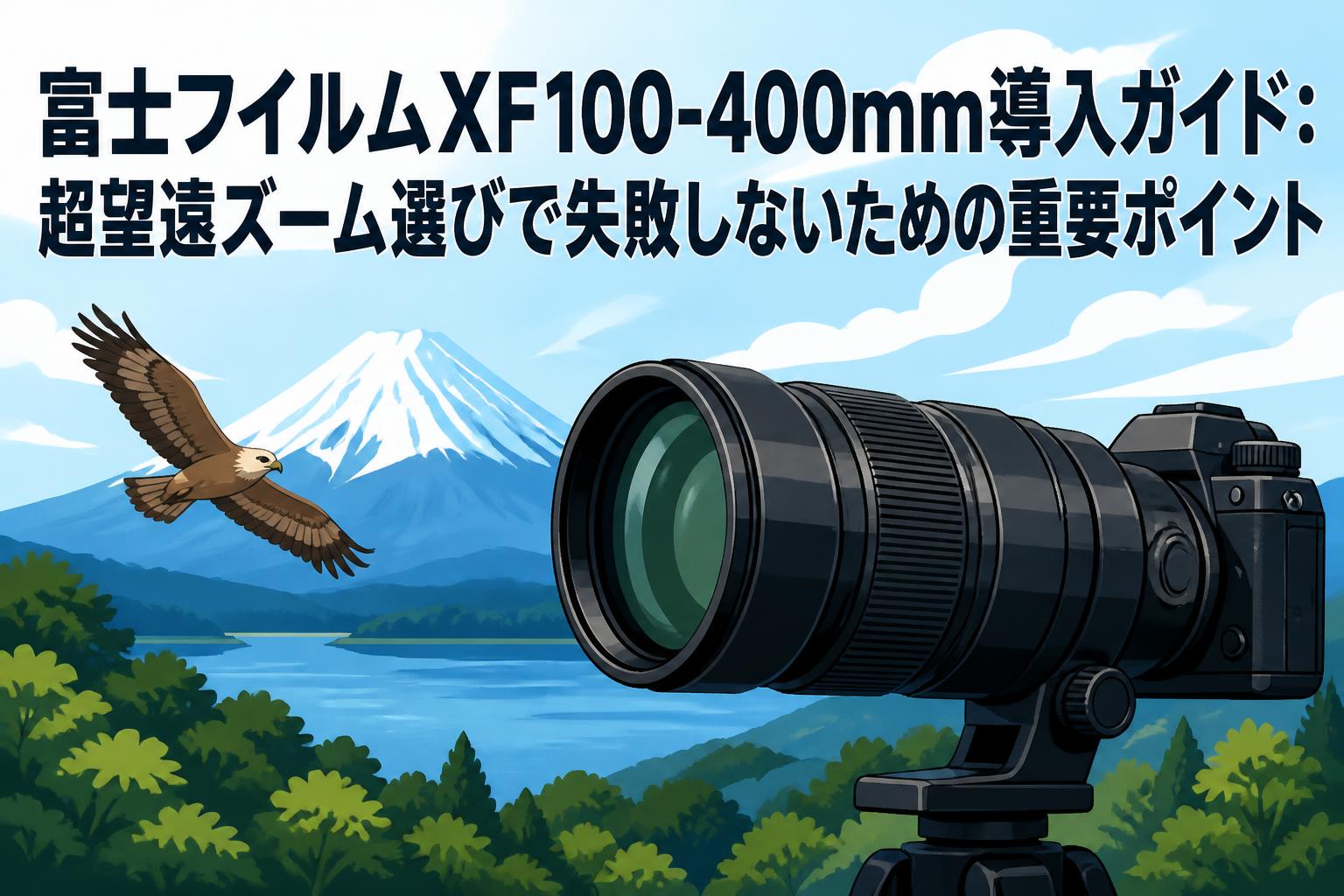 富士フイルムXF100-400mm導入ガイド：超望遠ズーム選びで失敗しない