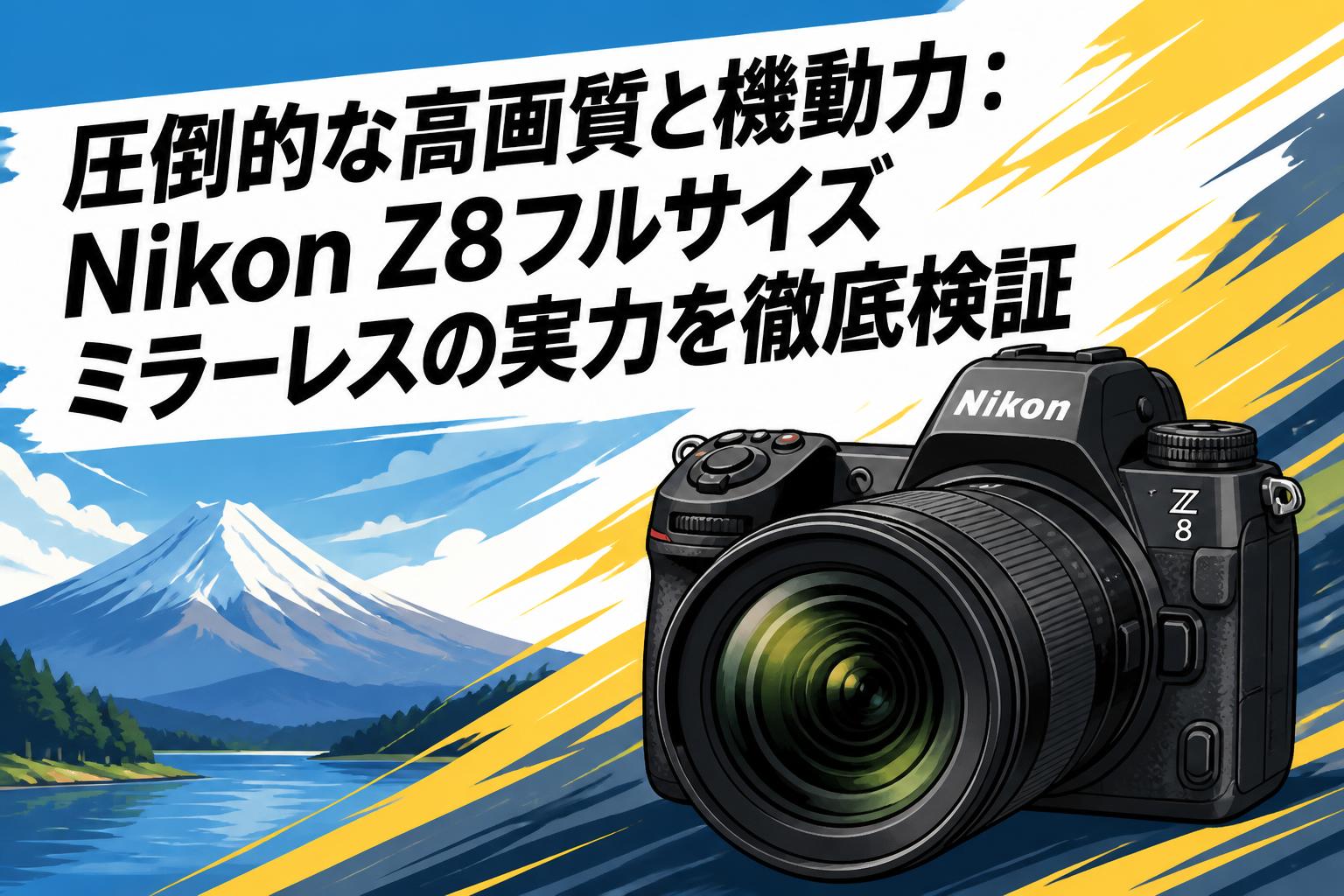 BS500bk 最高画質カメラ 圧倒的な高画質と機動力：Nikon Z8フルサイズミラーレスの実力を徹底