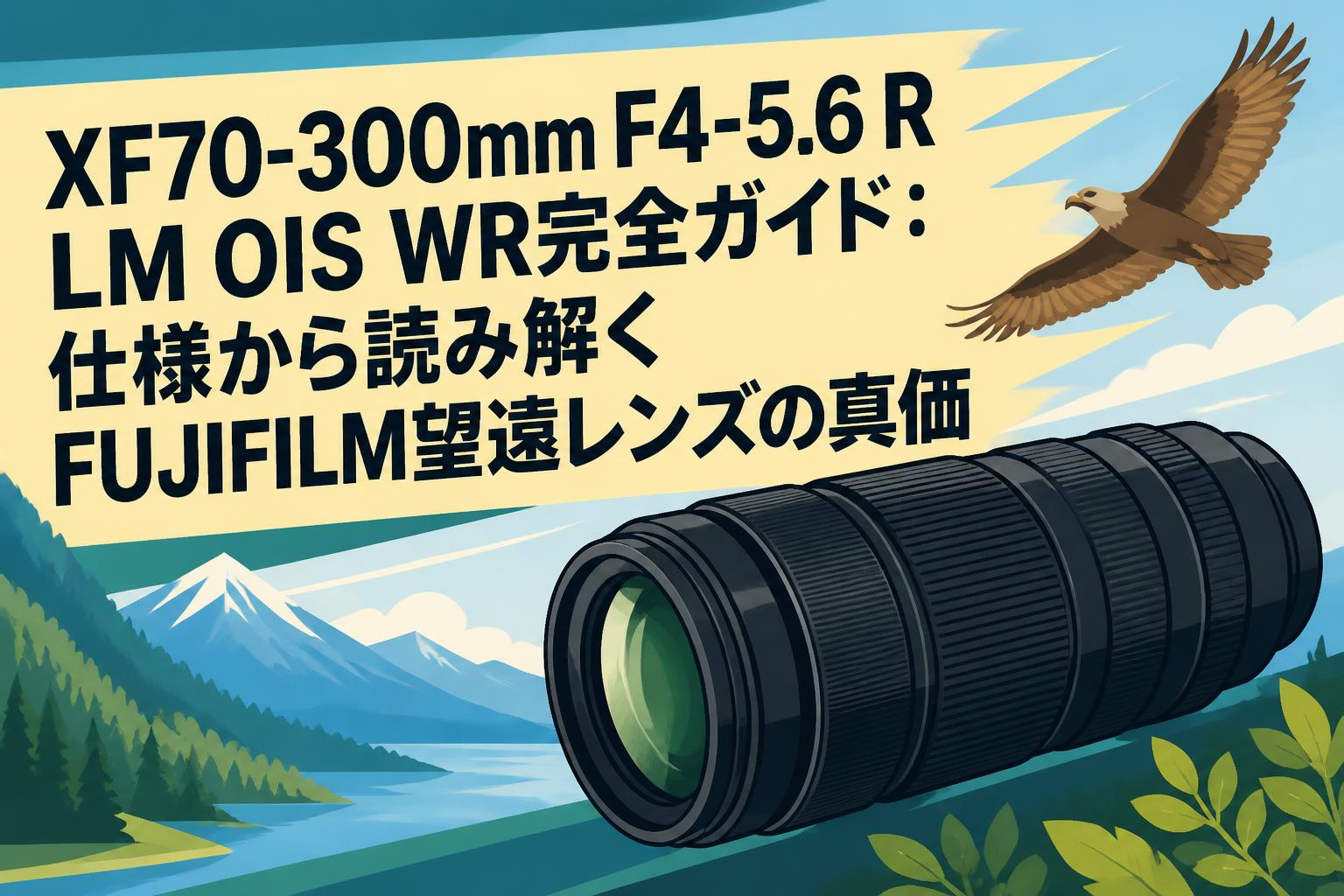 とぶ26.5cmフォロー割 XF70-300mm F4-5.6 R LM OIS WR完全ガイド：仕様から読み解くFUJIFILM