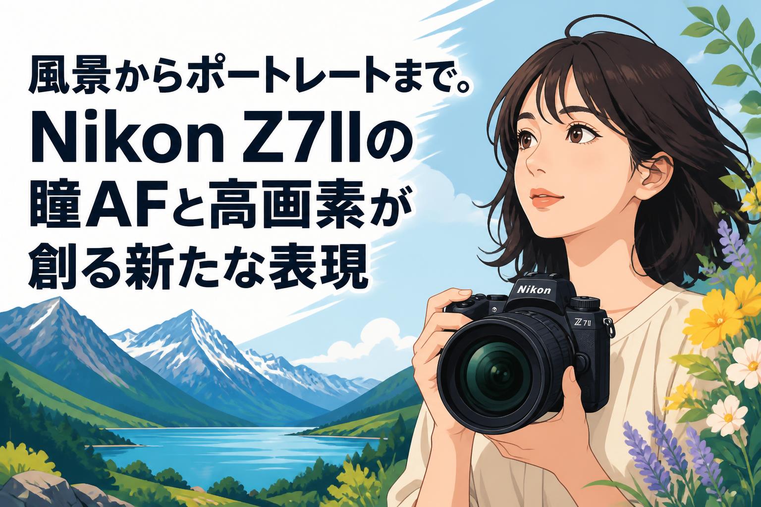 風景からポートレートまで。Nikon Z7IIの瞳AFと高画素が創る新たな表現