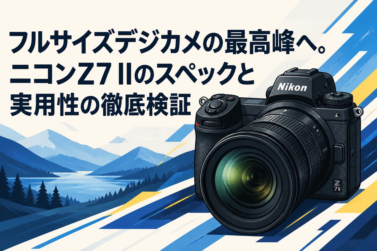 フルサイズデジカメの最高峰へ。ニコンZ7 IIのスペックと実用性の徹底