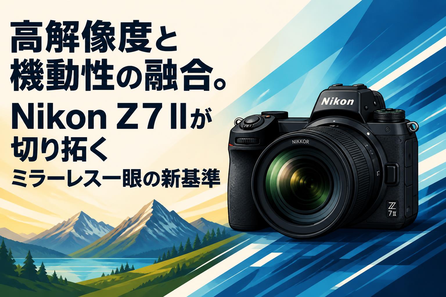 高解像度と機動性の融合。Nikon Z7 IIが切り拓くミラーレス一眼の新