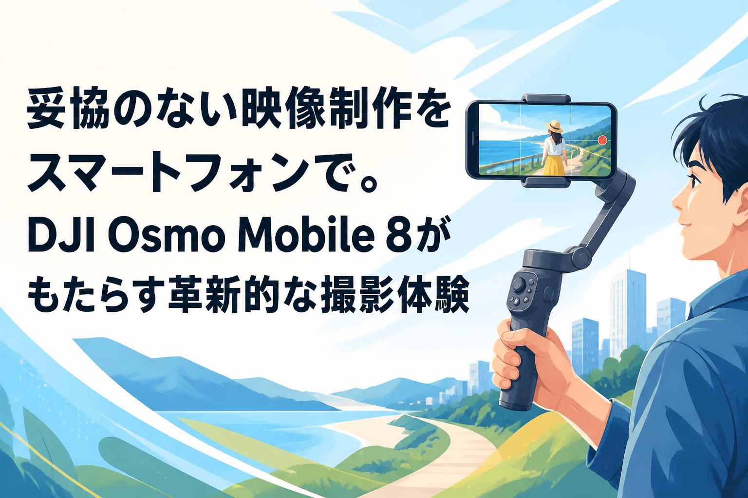 妥協のない映像制作をスマートフォンで。DJI Osmo Mobile 8がもたらす