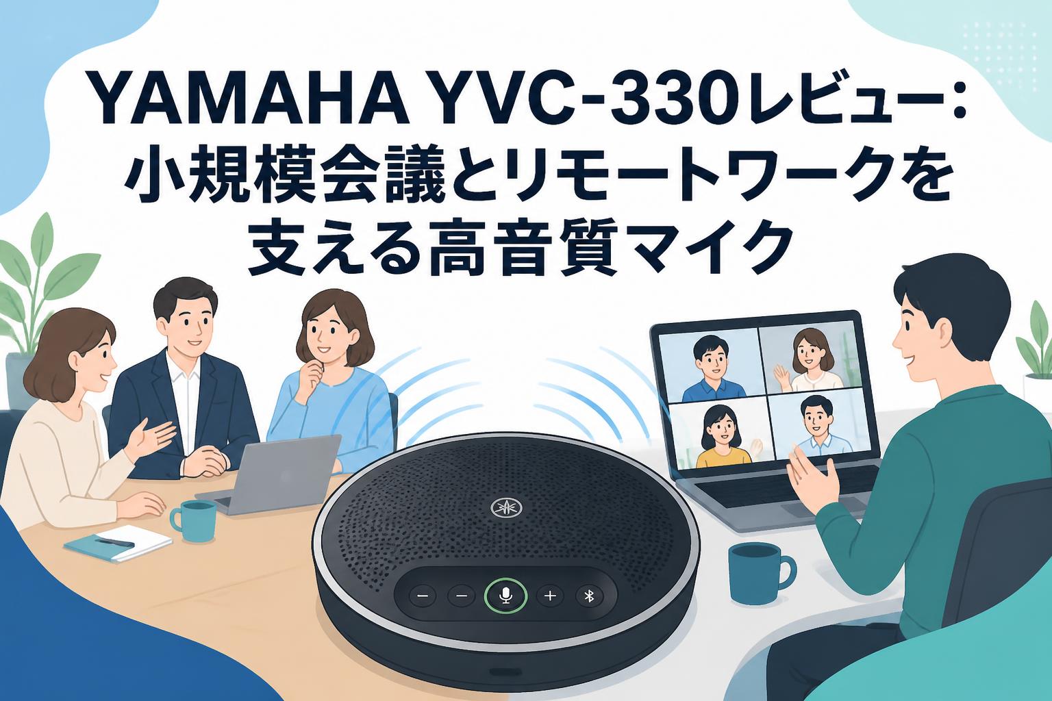 YAMAHA YVC-330レビュー：小規模会議とリモートワークを支える高音質