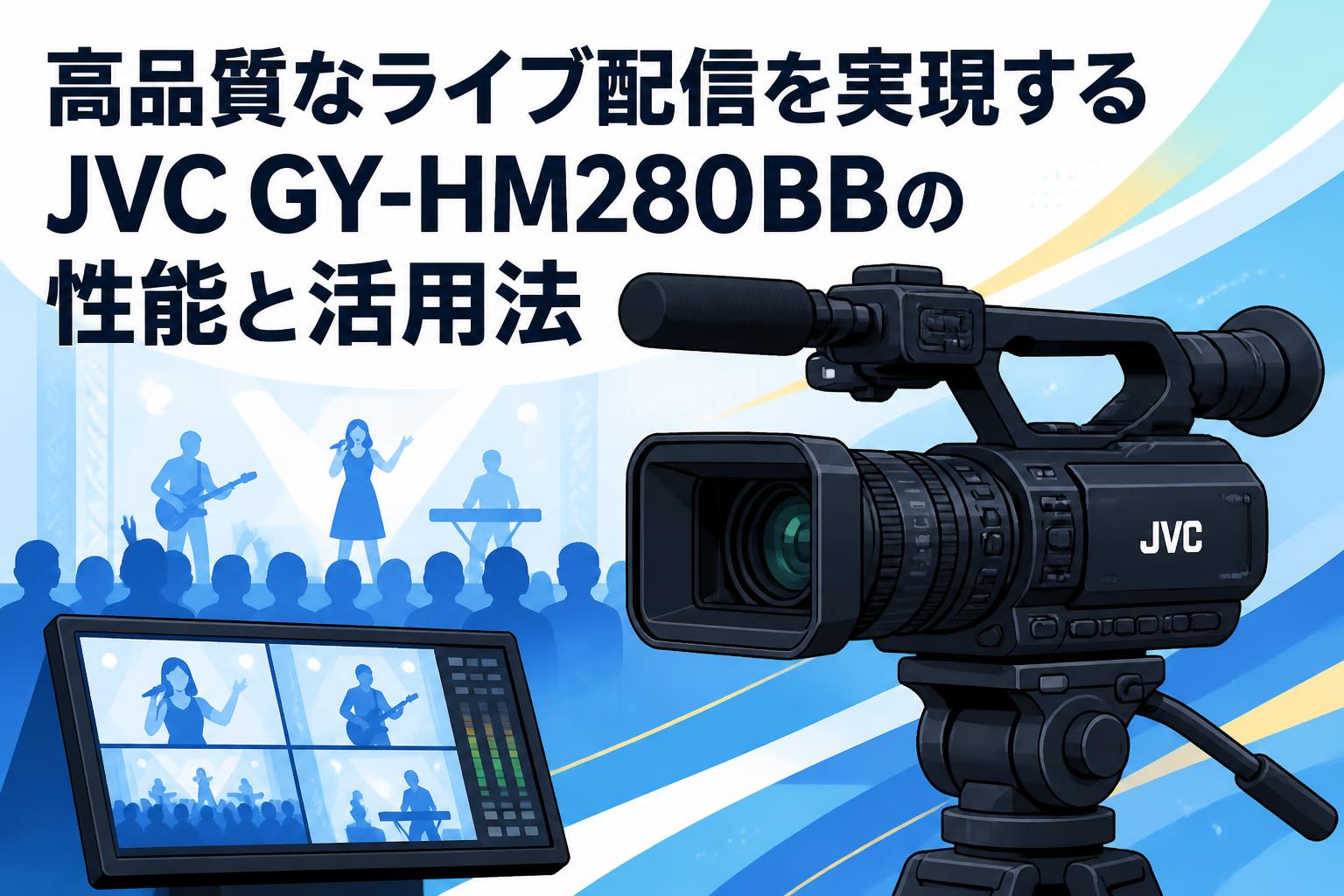 高品質なライブ配信を実現するJVC GY-HM280BBの性能と活用法 | PANDA
