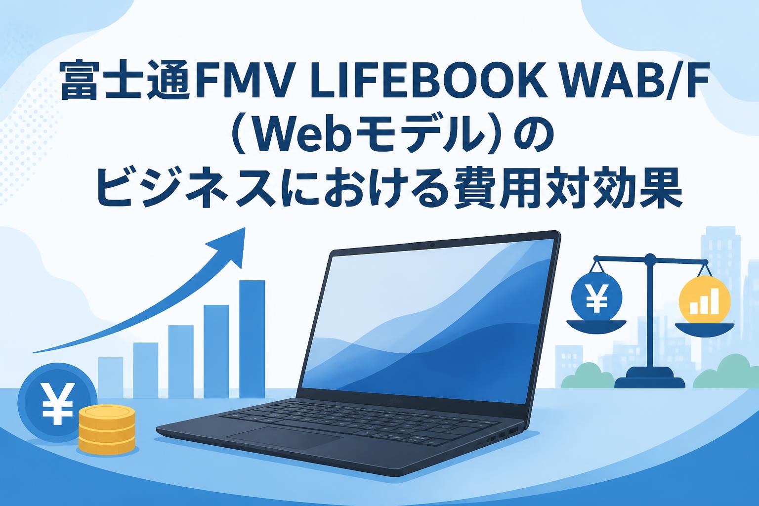 富士通FMV LIFEBOOK WAB/F（Webモデル）のビジネスにおける費用対効果