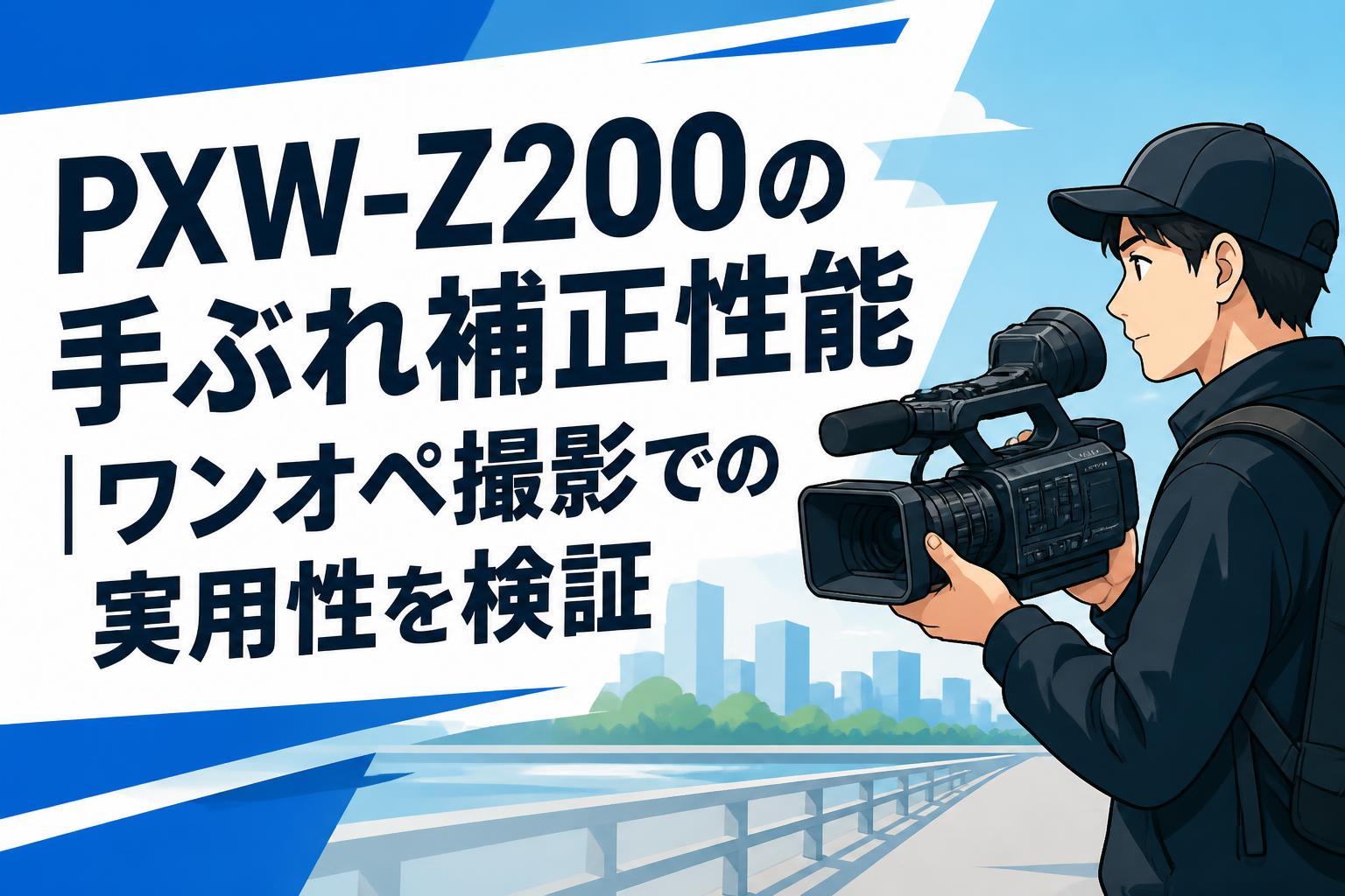 PXW-Z200の手ぶれ補正性能｜ワンオペ撮影での実用性を検証 | PANDA