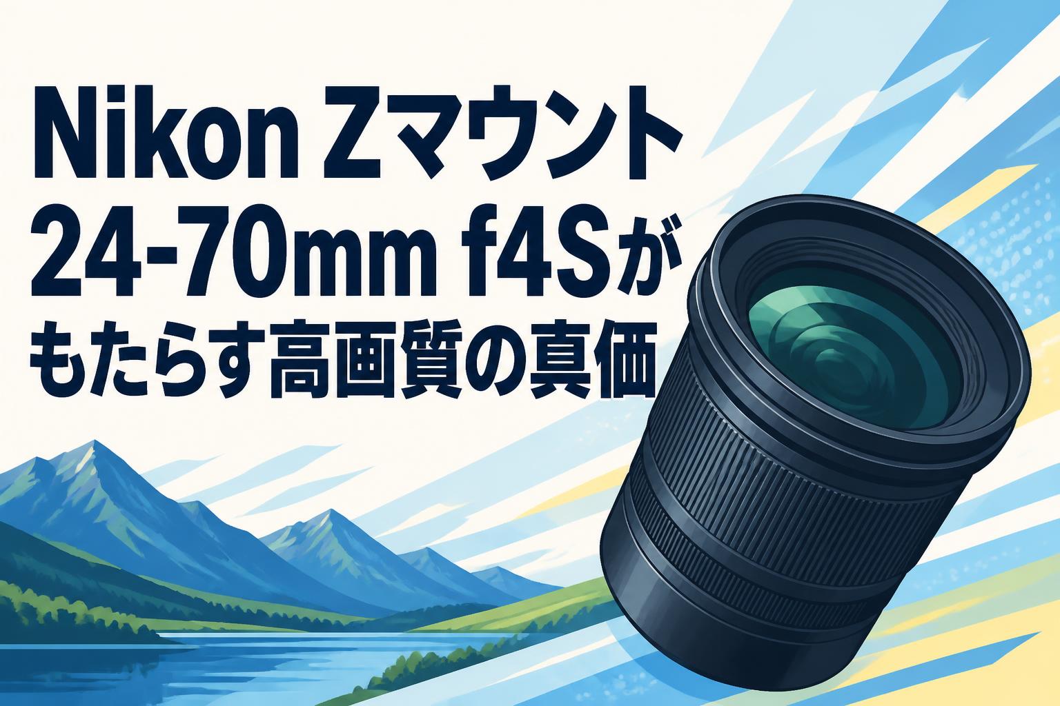 Nikon Zマウント24-70mm f4Sがもたらす高画質の真価 | PANDA TIMES