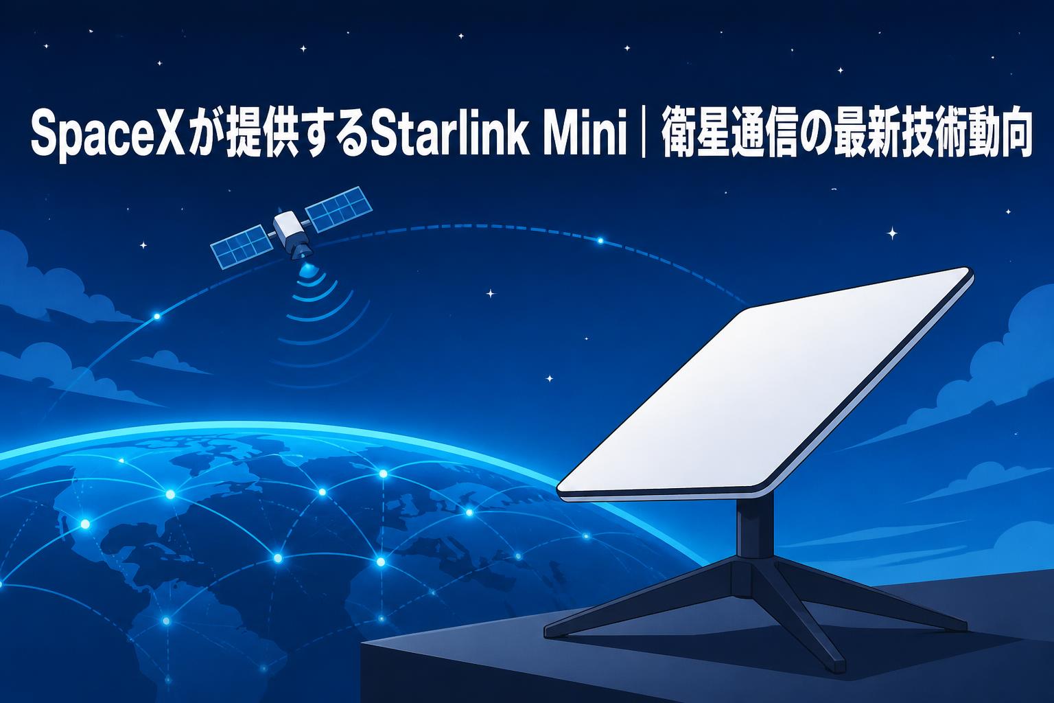 SpaceXが提供するStarlink Mini｜衛星通信の最新技術動向 | PANDA