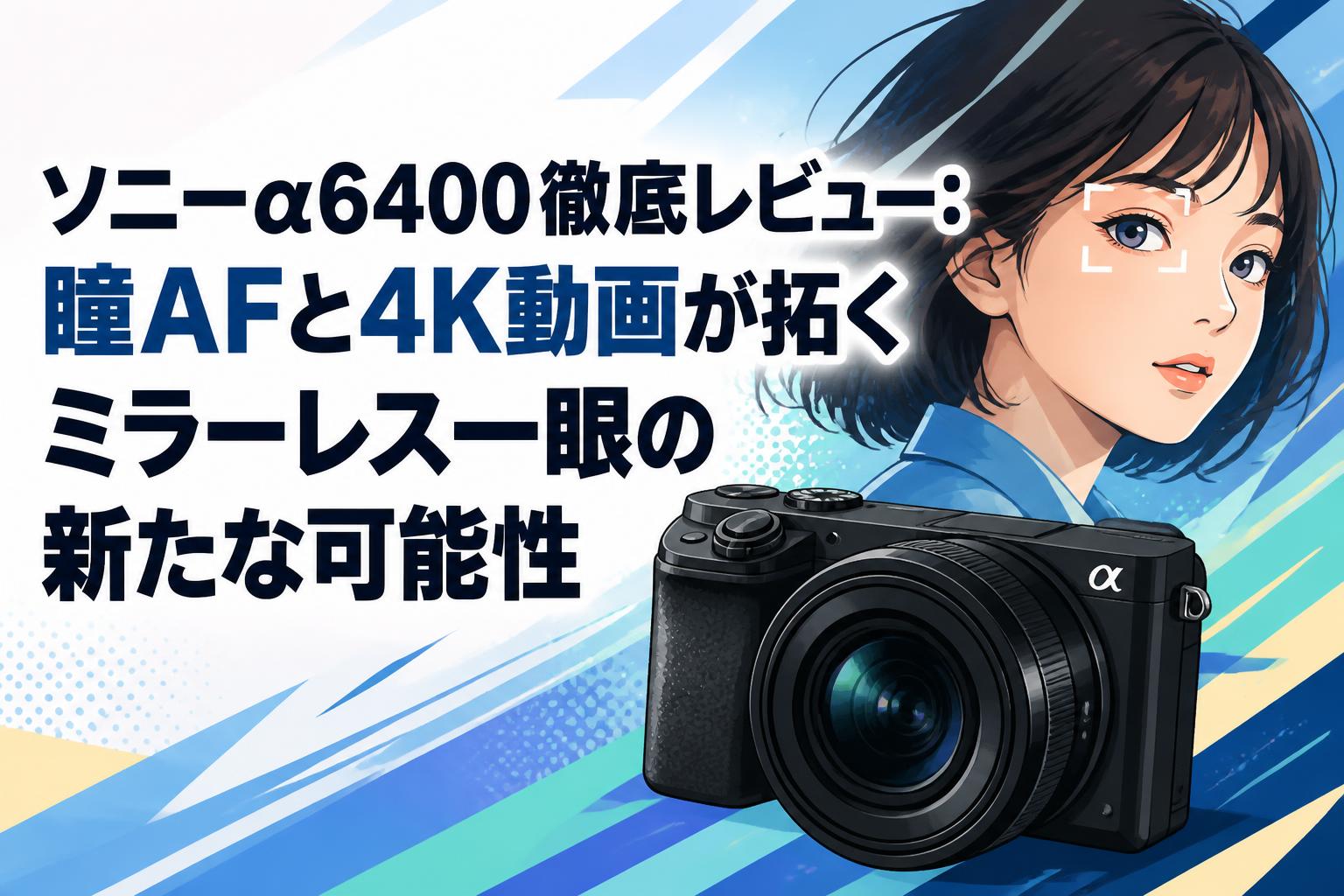 ソニーα6400徹底レビュー：瞳AFと4K動画が拓くミラーレス一眼の新たな