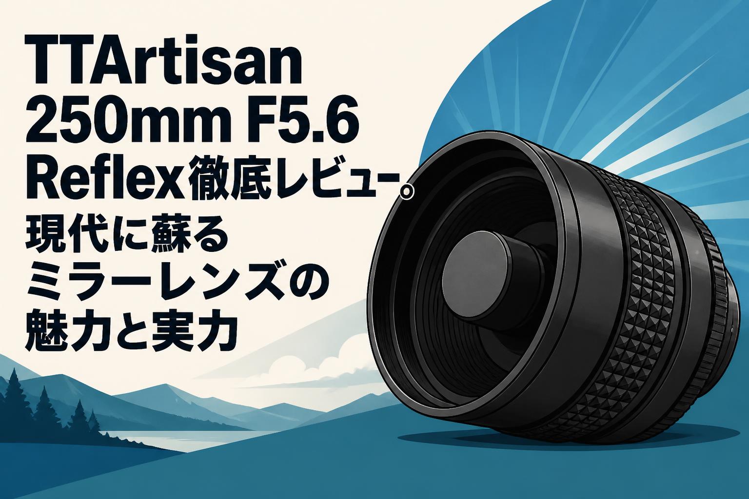 TTArtisan 250mm F5.6 Reflex徹底レビュー。現代に蘇るミラーレンズの