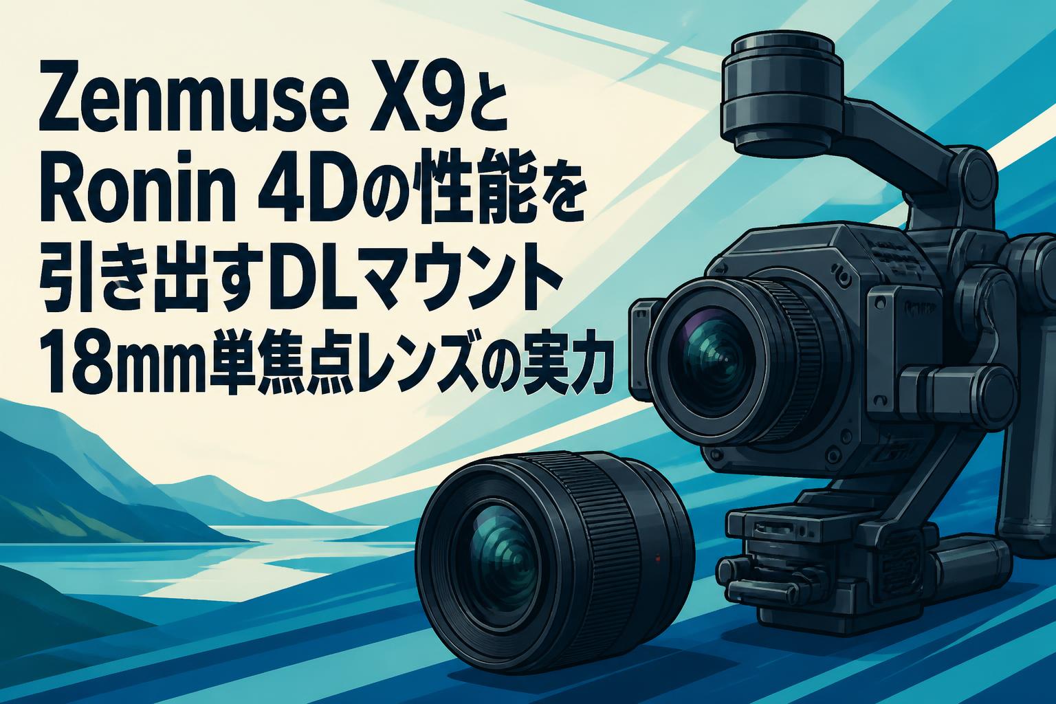 あひる　レンズ Zenmuse X9とRonin 4Dの性能を引き出すDLマウント18mm単焦点レンズの