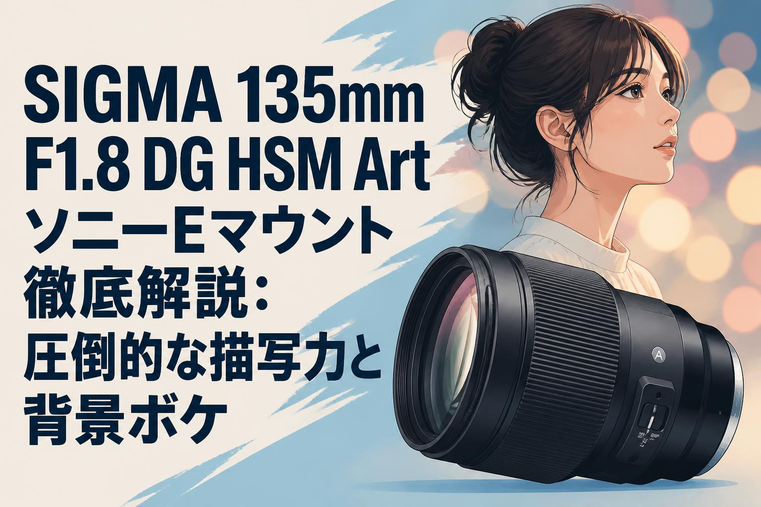 SIGMA 135mm F1.8 DG HSM Art ソニーEマウント徹底解説：圧倒的な描写 
