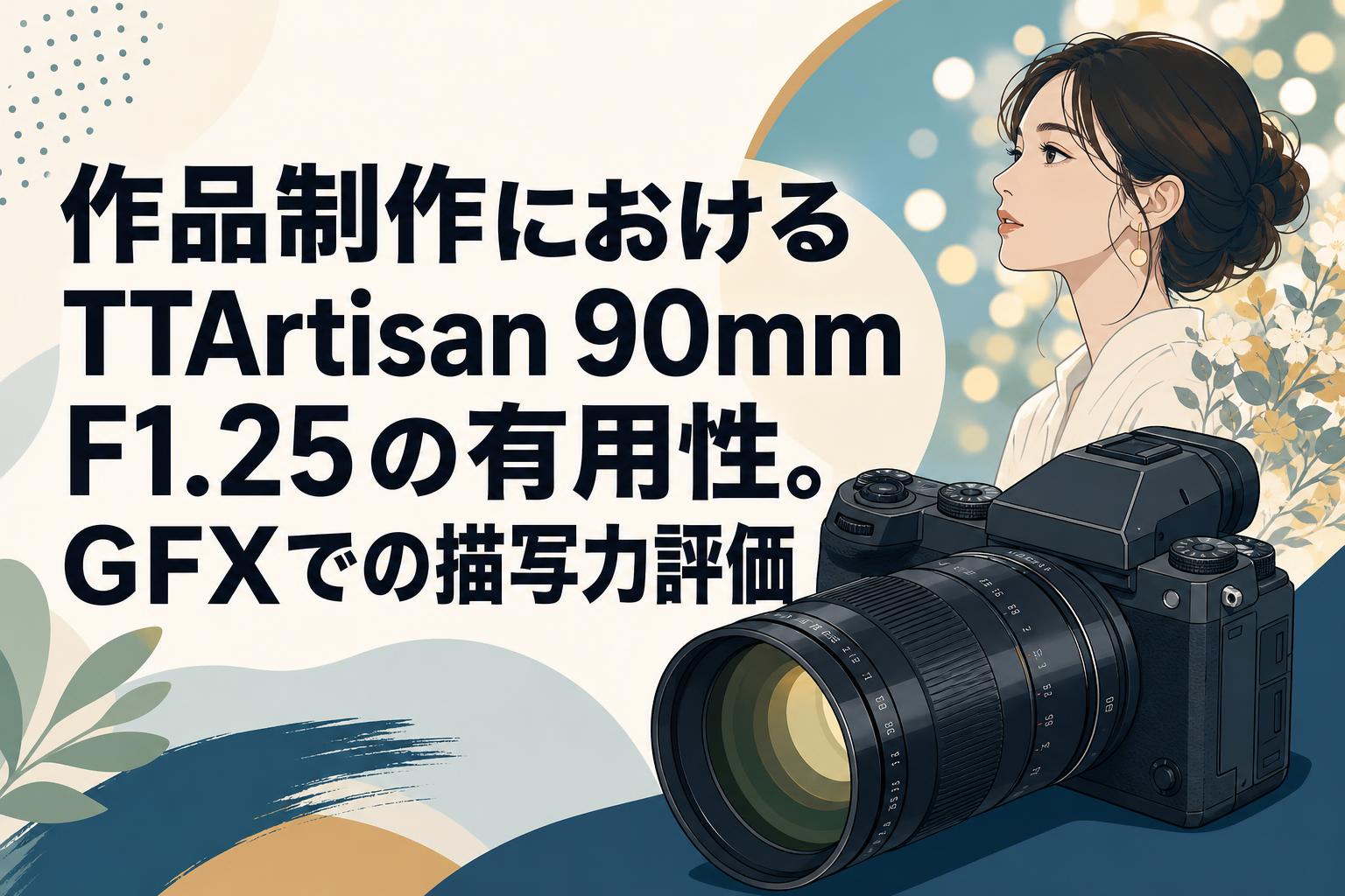 作品制作におけるTTArtisan 90mm F1.25の有用性。GFXでの描写力評価