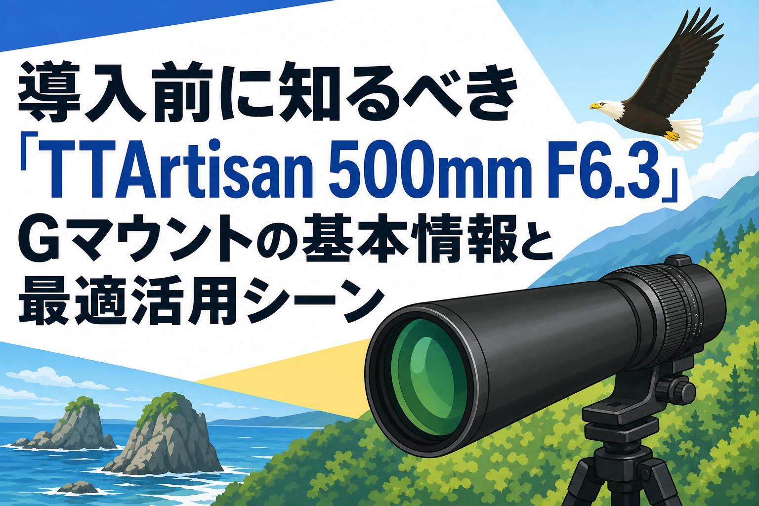 導入前に知るべき「TTArtisan 500mm F6.3」Gマウントの基本情報と最適