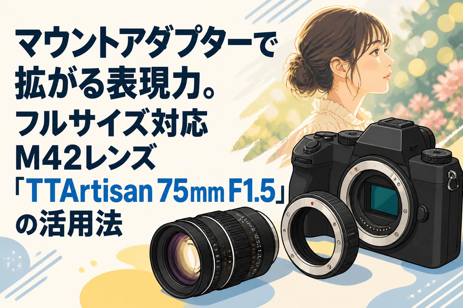 マウントアダプターで拡がる表現力。フルサイズ対応M42レンズ