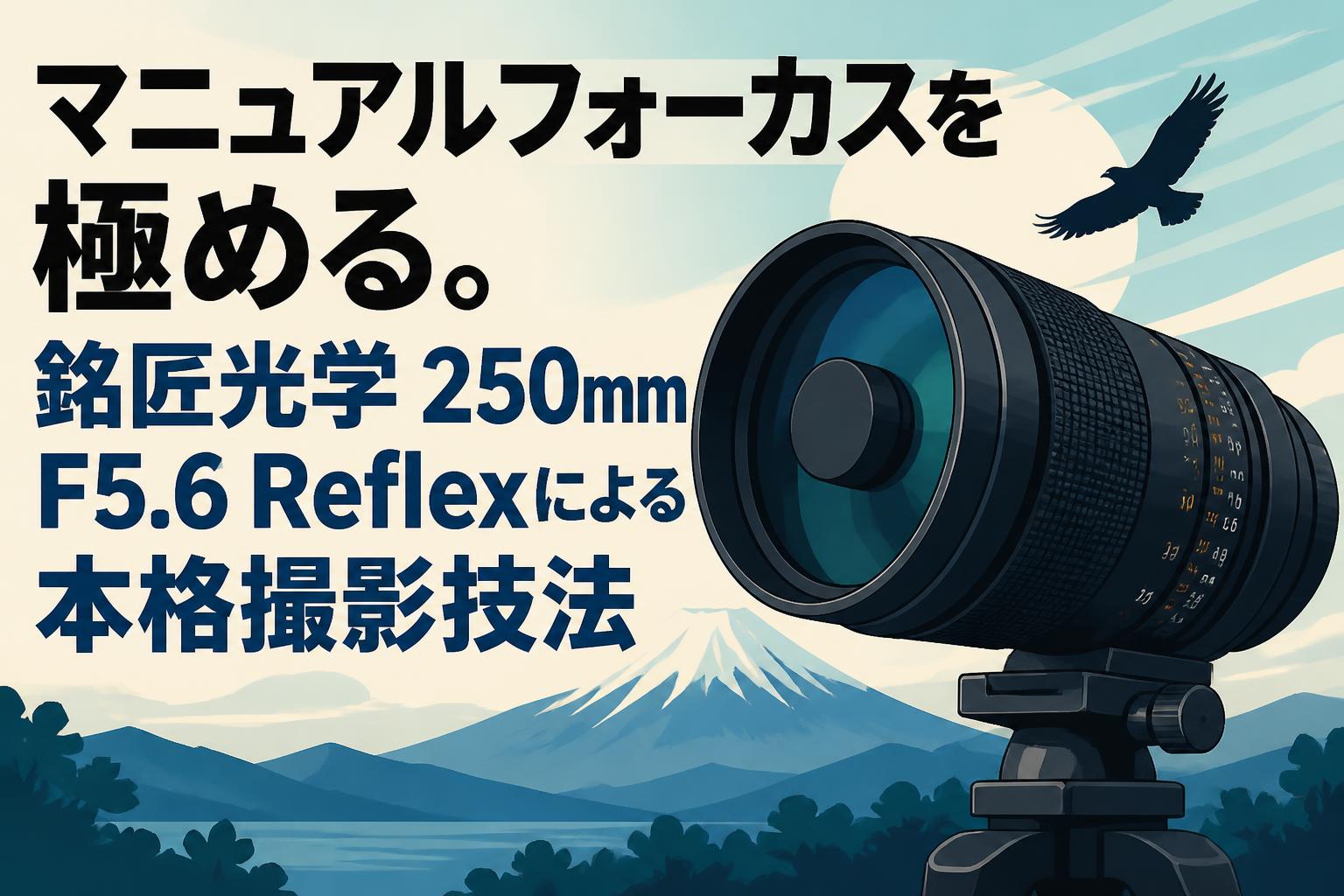 マニュアルフォーカスを極める。銘匠光学 250mm F5.6 Reflexによる本格