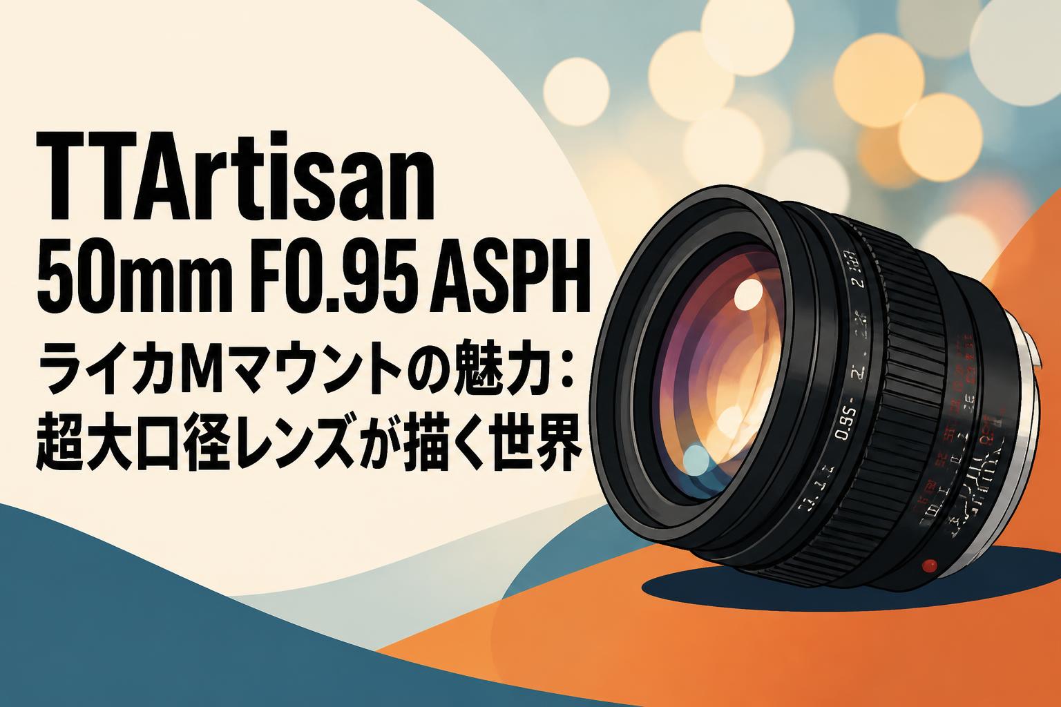 TTArtisan 50mm F0.95 ASPH ライカMマウントの魅力：超大口径レンズが