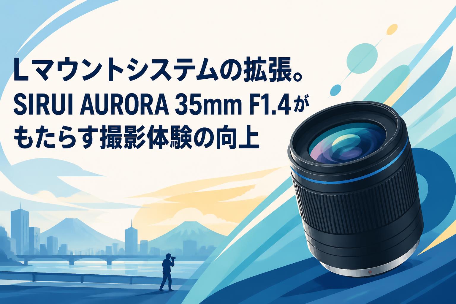 Lマウントシステムの拡張。SIRUI AURORA 35mm F1.4がもたらす撮影体験