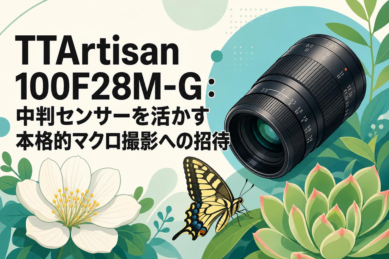 T様相談用　2/4　4月末分 TTArtisan 100F28M-G：中判センサーを活かす本格的マクロ撮影への招待